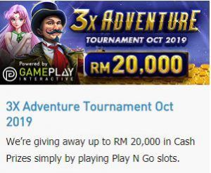 Cập nhật khuyến mãi: Giải đấu 3x Adventure tháng mười 5.000 USD