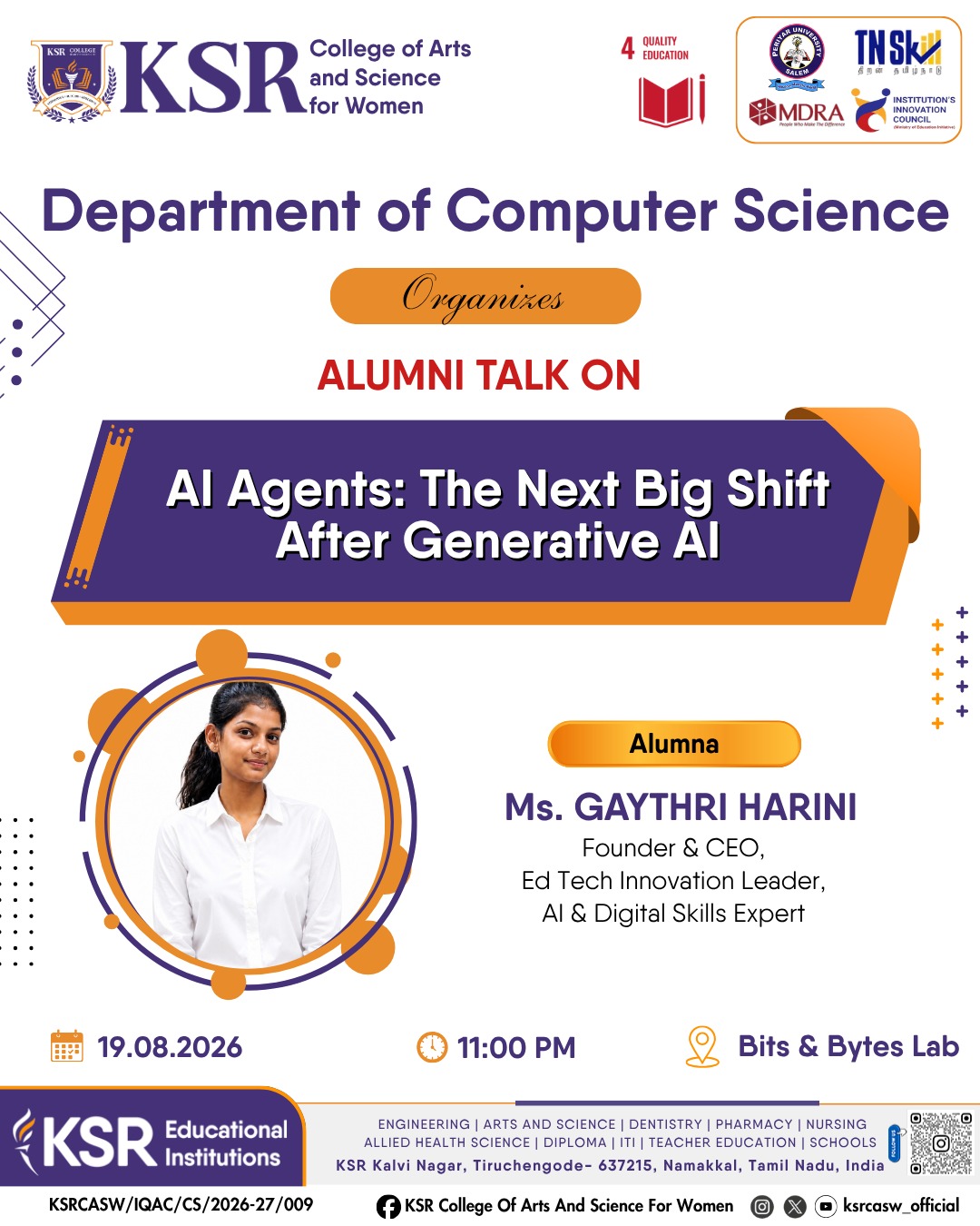 Alumni Talk on AI Agents: The Next Big Shift After Generative AI