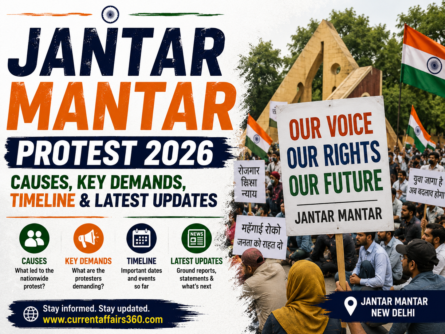 Jantar Mantar Protest 2026: Causes, Demands & Timeline