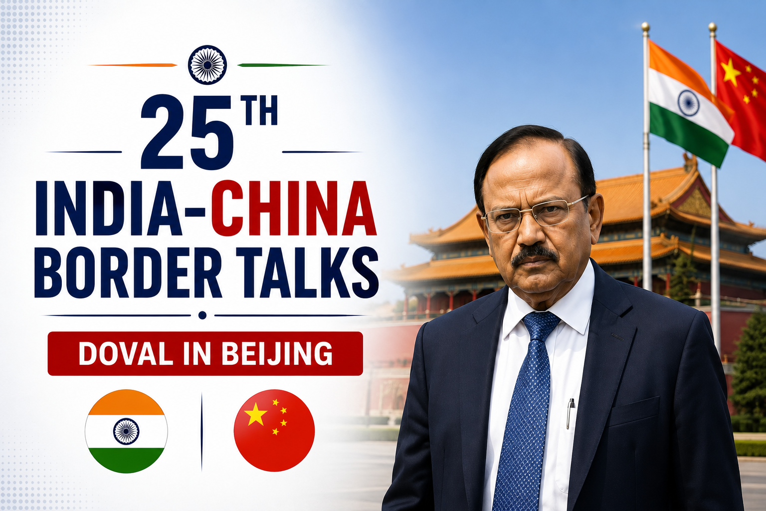 25th India-China Border Talks: Doval in Beijing 2026 | Complete UPSC Analysis