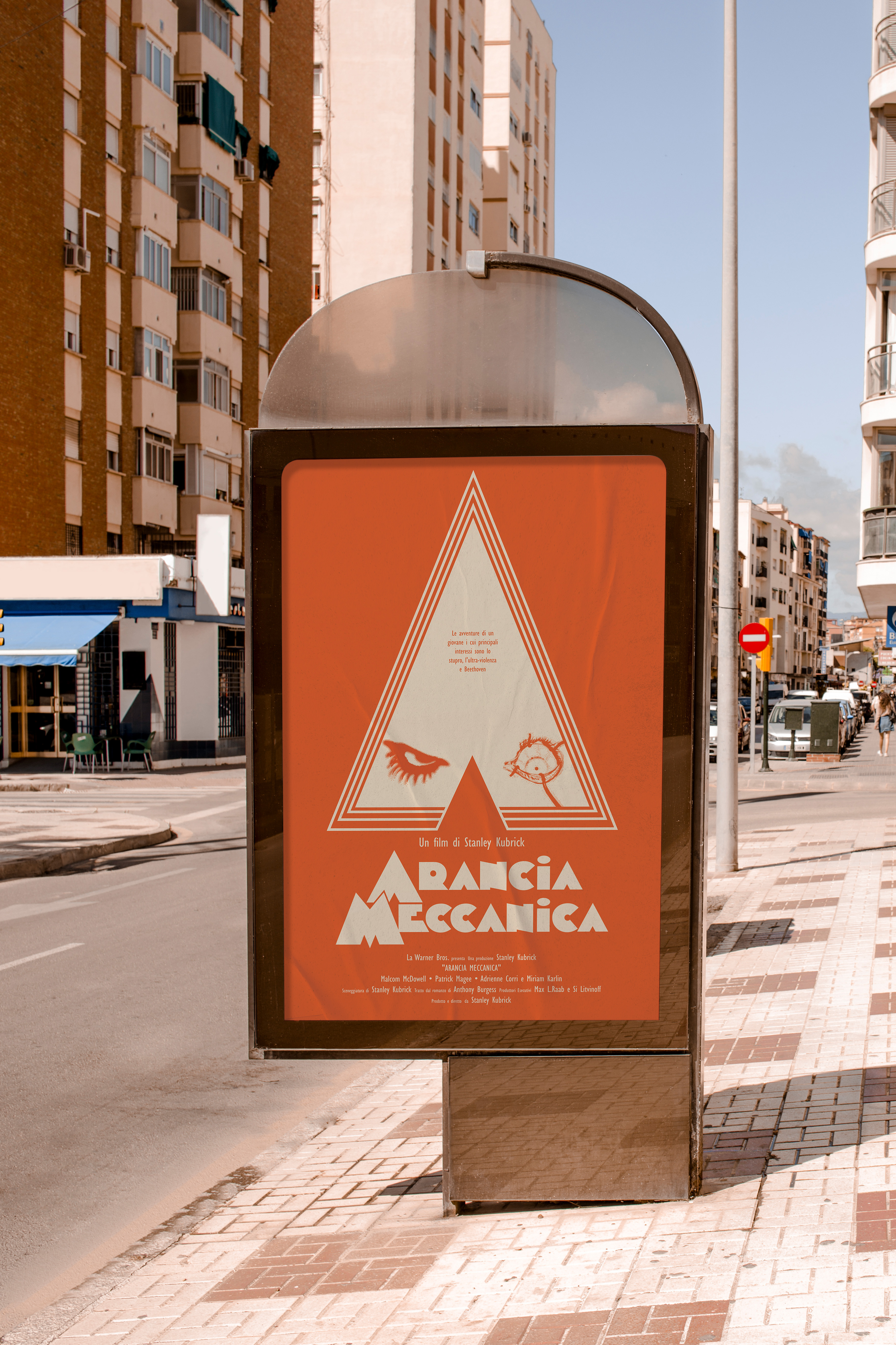 Mockup su strada Poster