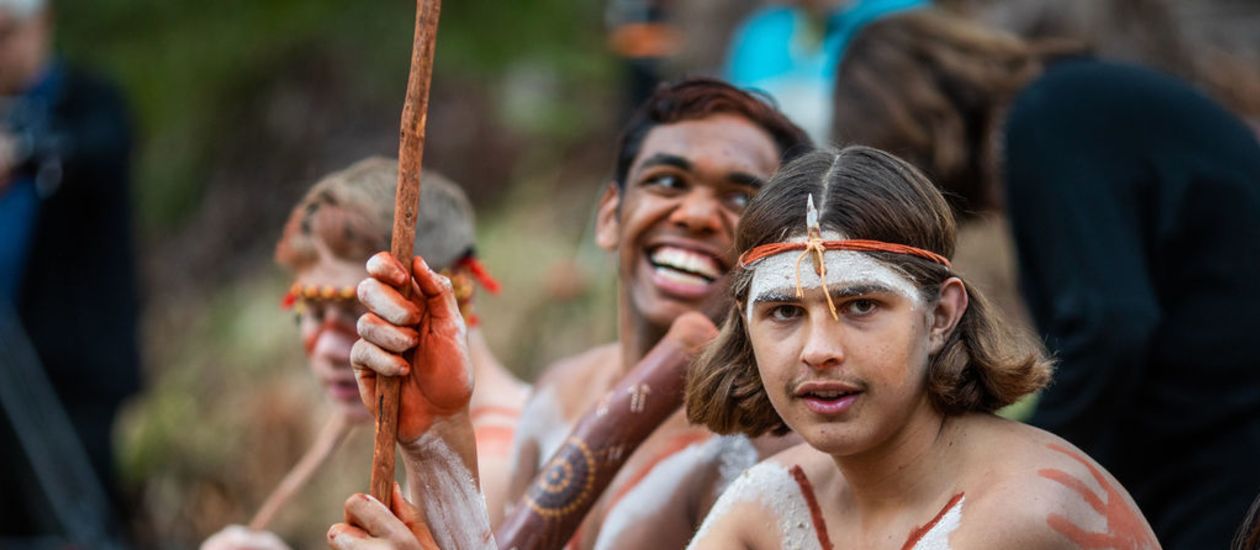 Aboriginal cultural dancing at Valley of the Giants. photo by Nic Duncan