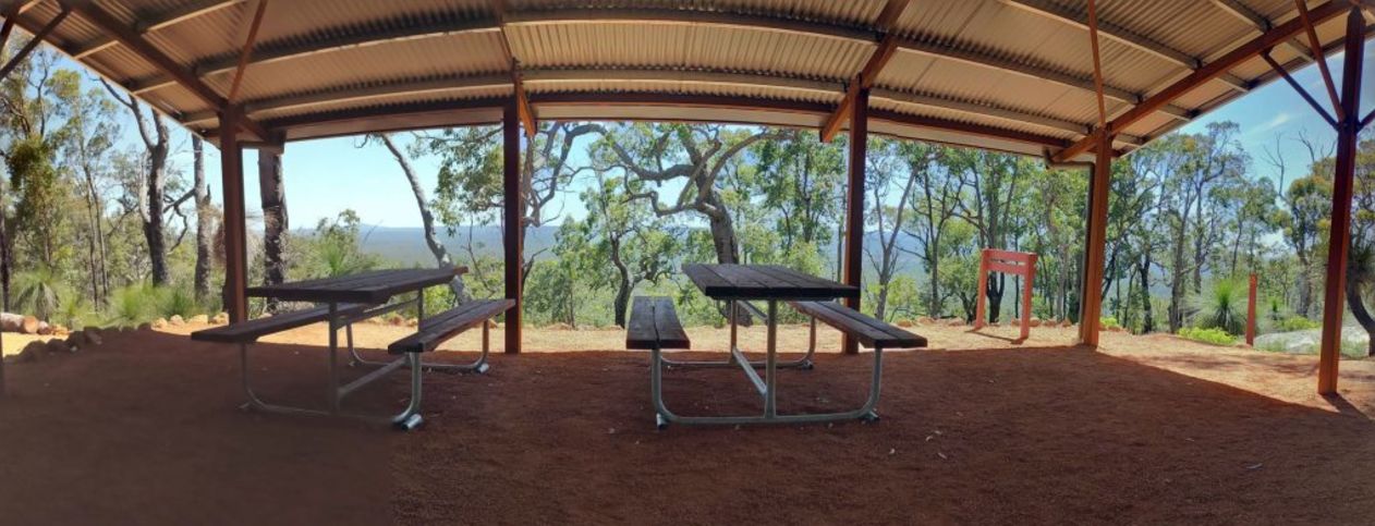 The view looking out from inside Alyi-wa Miya. Photo credit Paul Chauvel, DBCA