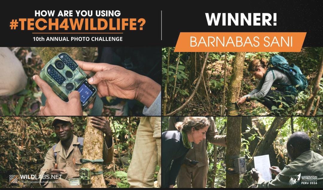 BARNABAS SANI WINS TECH4WILDLIFE CHALLENGE , A PROUD MOMENT FOR APLORI