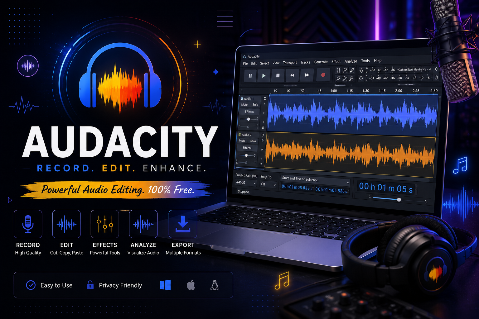 Audacity by TheTejBlogs