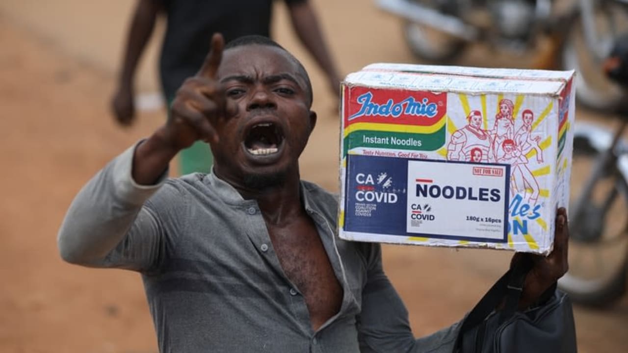 Nigerians justify Massive Looting of COVID-19 Supplies Nigerians justify Massive Looting of COVID-19 Supplies