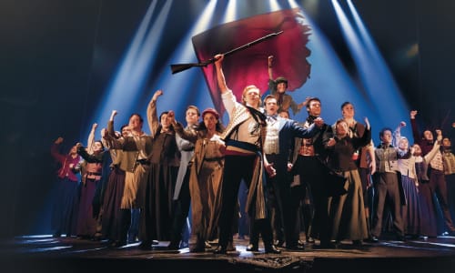 'One more Day' o sioe gerdd Les Misérables. Llun gan Matthew_Murphy