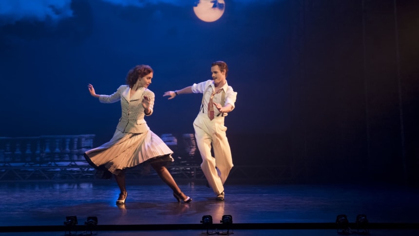 THE RED SHOES. Ashley Shaw 'Victoria Page' and Sam Archer 'Boris Lermontov'. Photo by Johan Persson