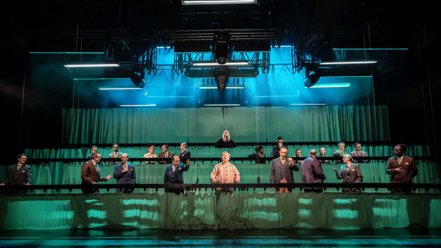 The Cast of Nye at the National Theatre. Photographer Johan Persson 57000