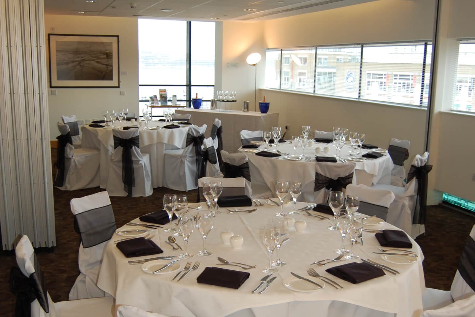 Tables for private dining Tables for private dining
