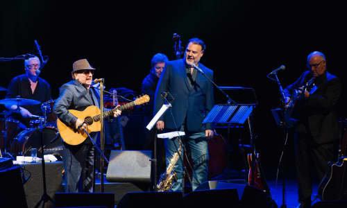 Van Morrison and Bryn Terfel on stage together