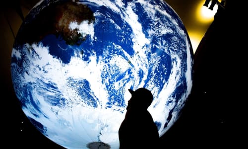Earth sculpture