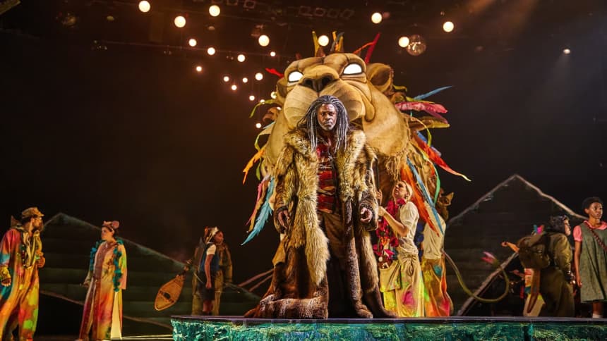 #512 Character Aslan in The Lion, The Witch and the Wardrobe at Wales Millennium Centre in December 2020