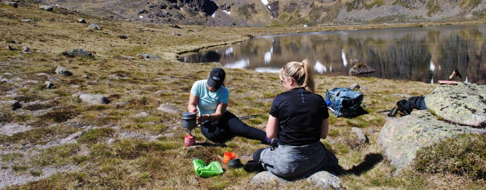 Loch side camp