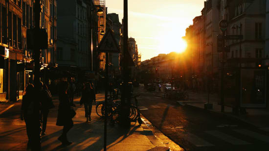 Romantic walk in Le Marais