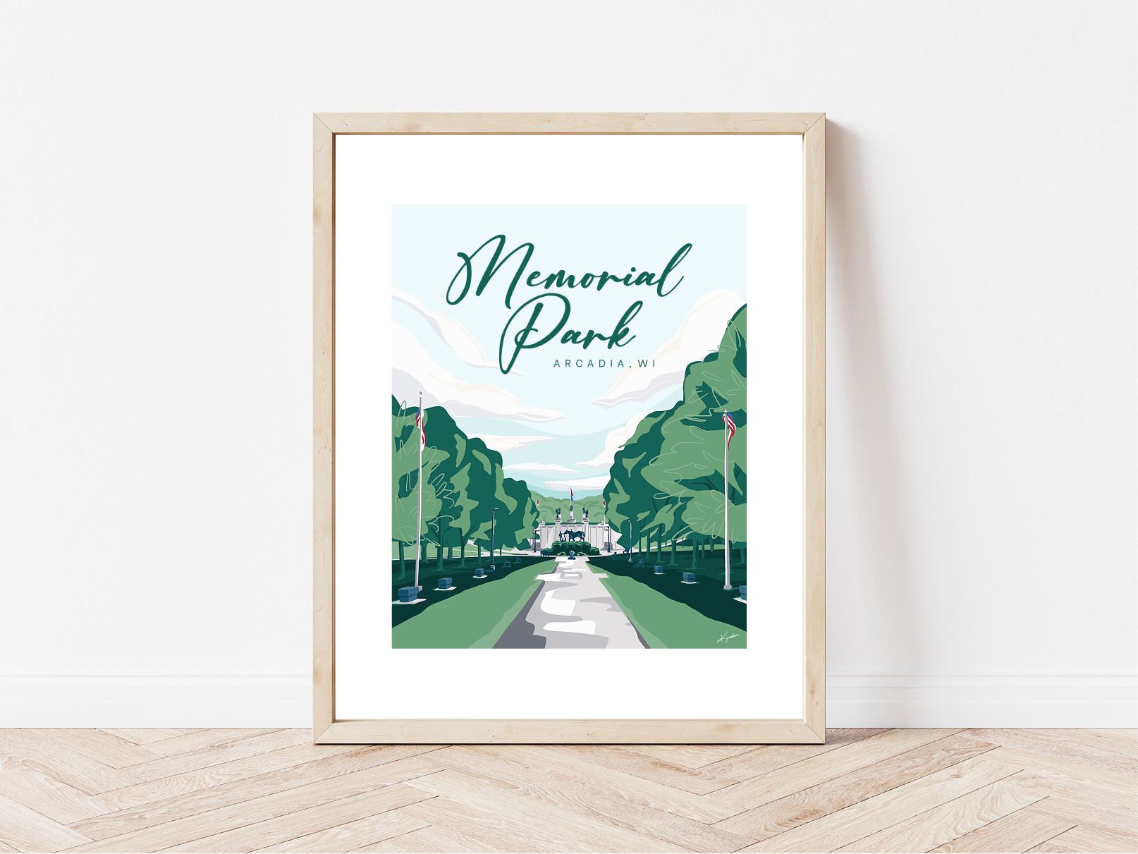Frame - Memorial Park