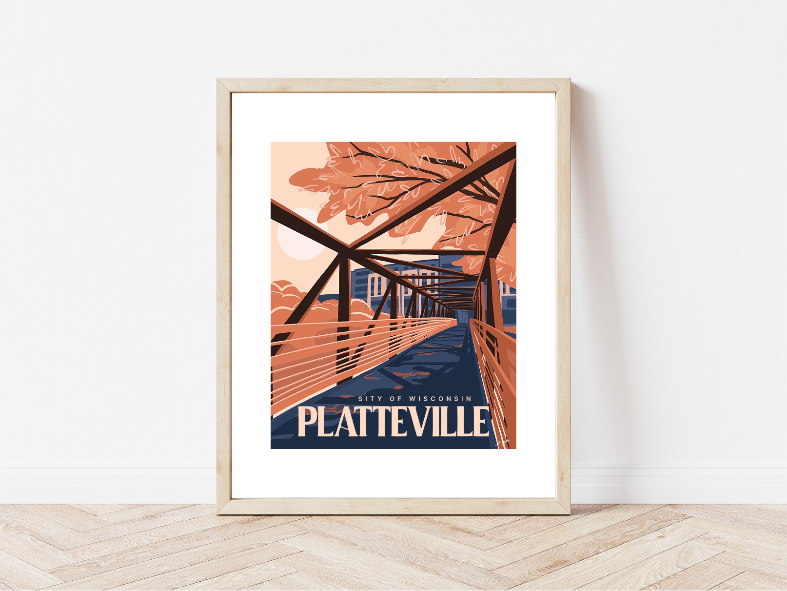 Frame - UW Platteville Bridge