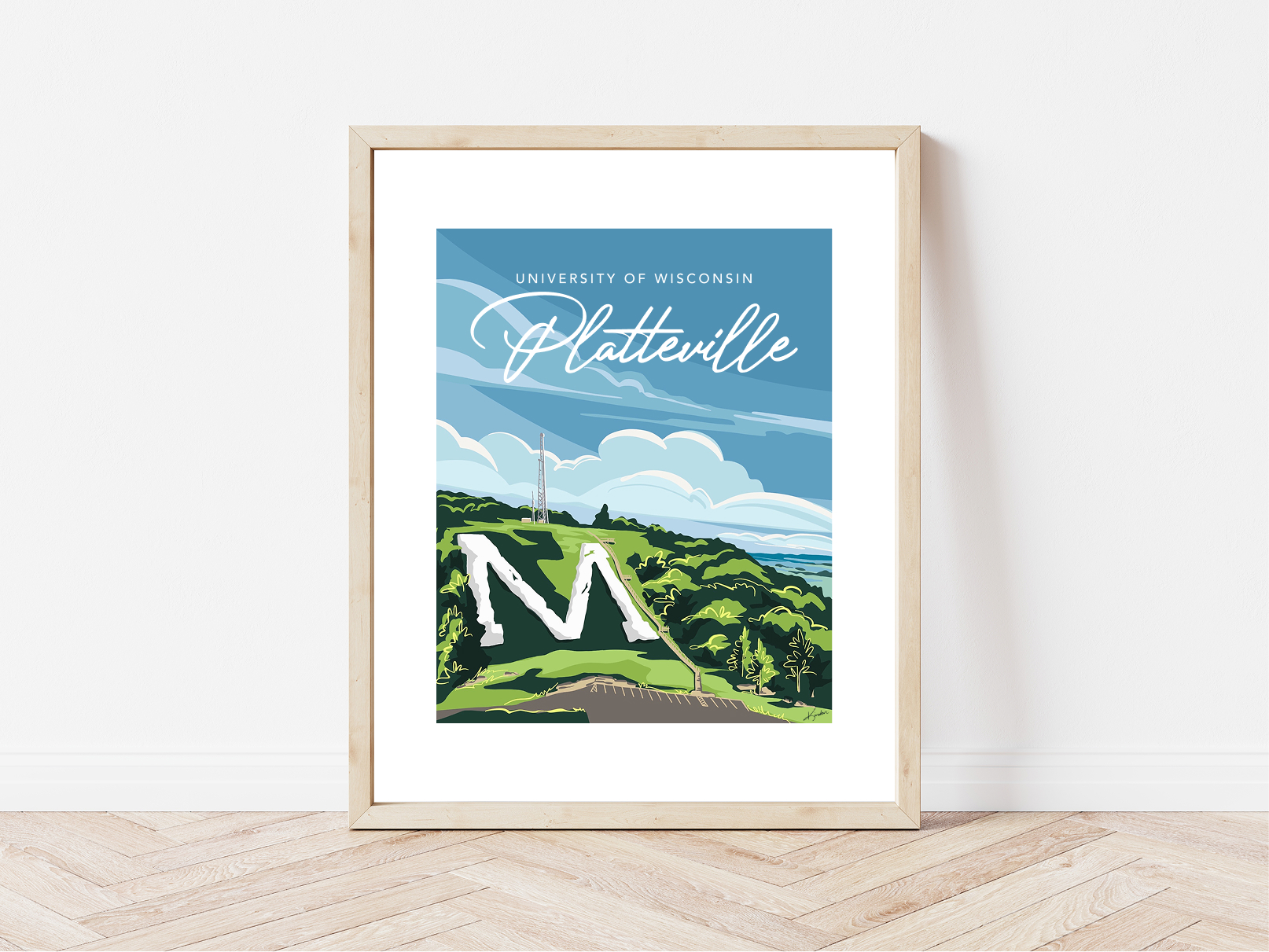 Frame - UW Platteville M Hill