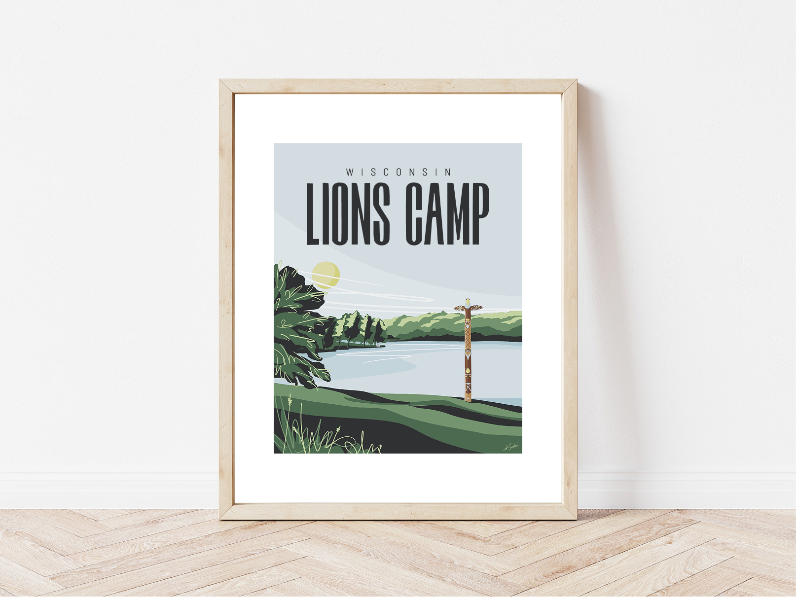 Frame - Lions Camp Lake