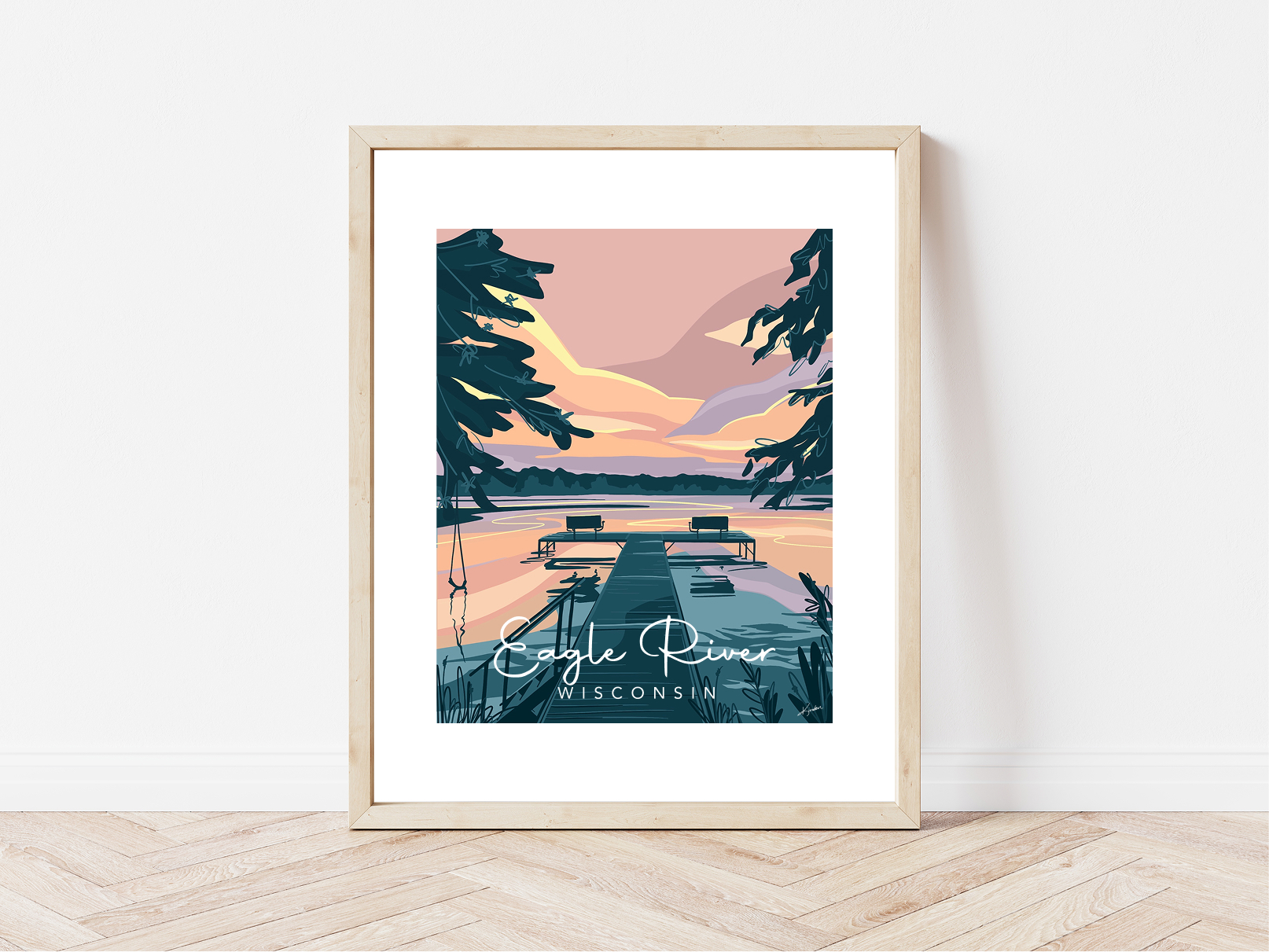 Frame - Eagle River Sunset Pier