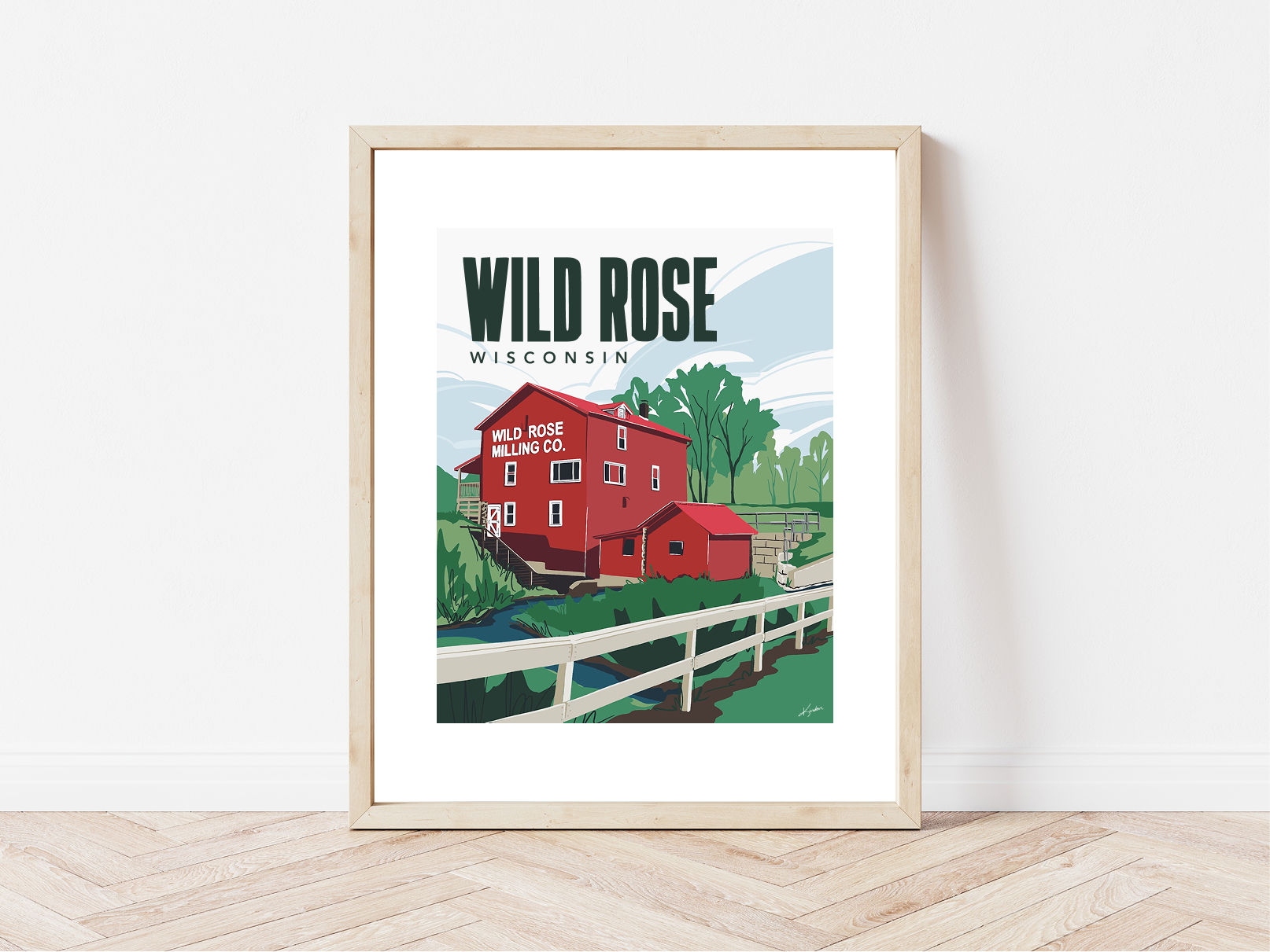 Frame - Wild Rose