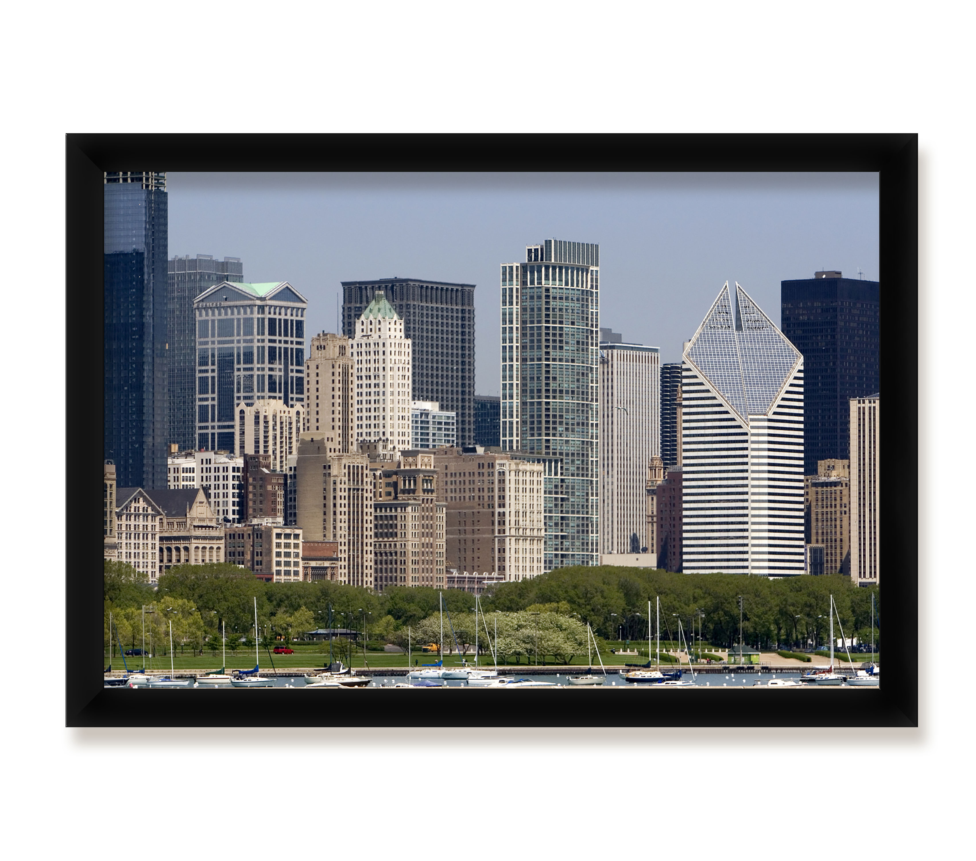 4 Framed Cityscape Posters Office Decor Collection eBay