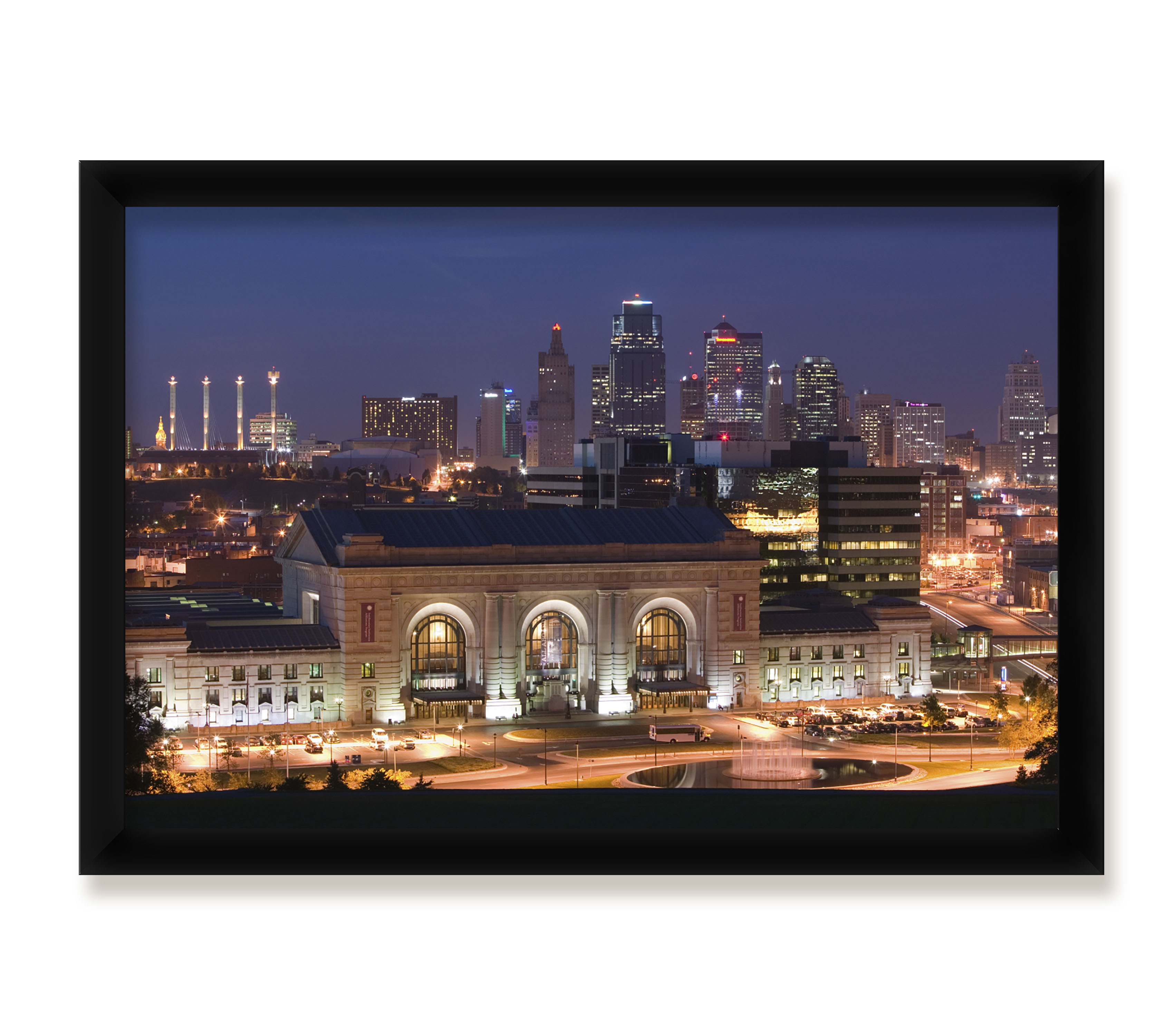 4 Framed Cityscape Posters Office Decor Collection eBay