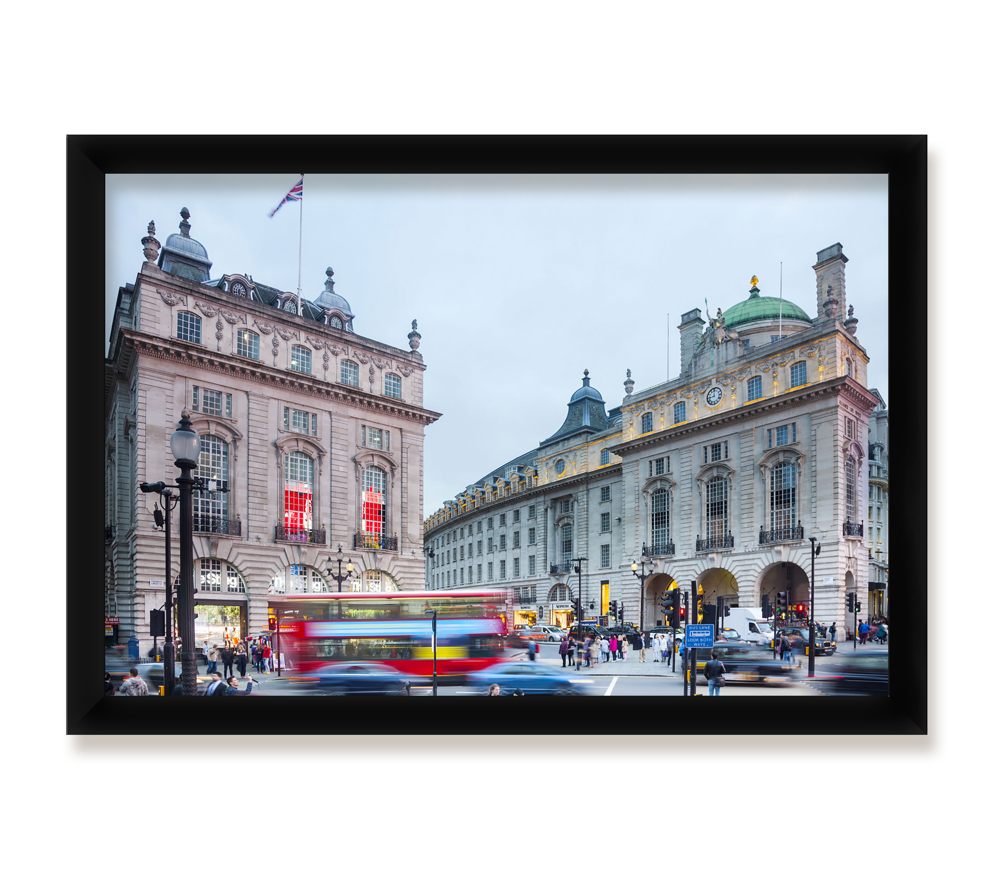 4 Framed Cityscape Posters Office Decor Collection eBay