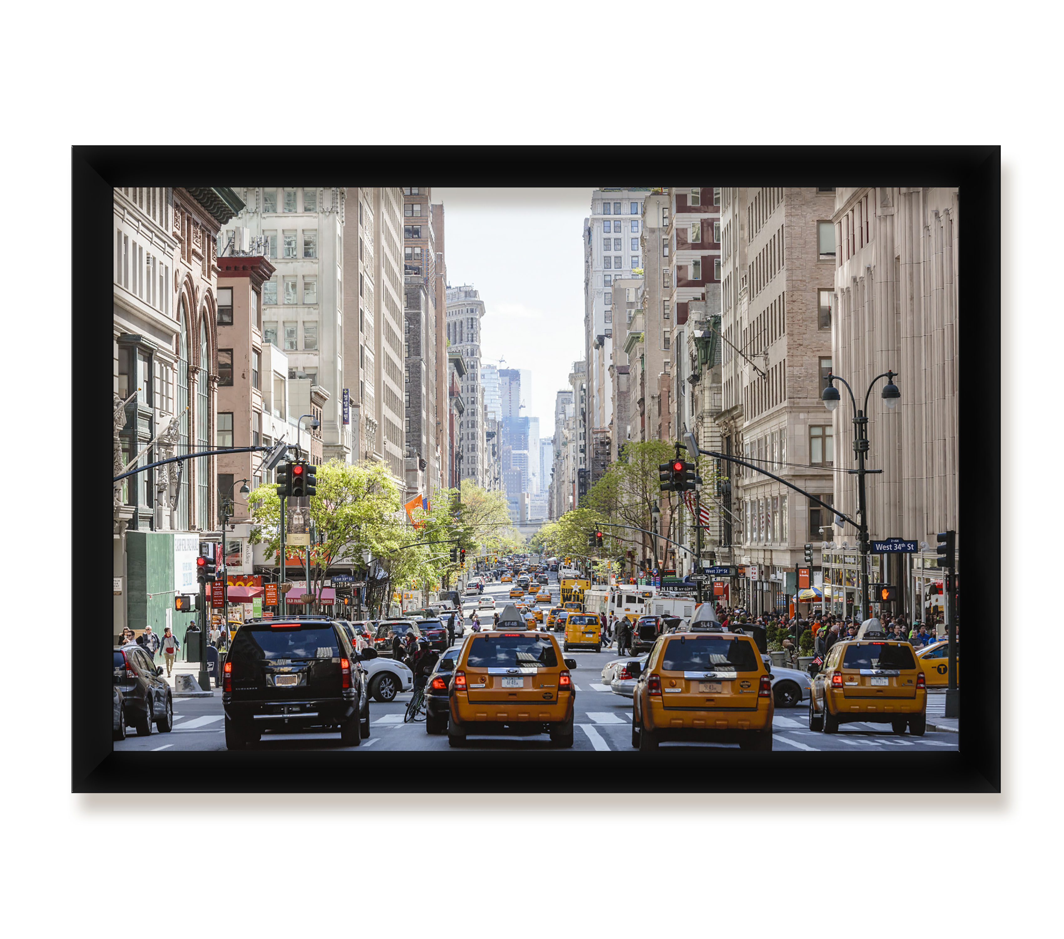 4 Framed Cityscape Posters Office Decor Collection eBay