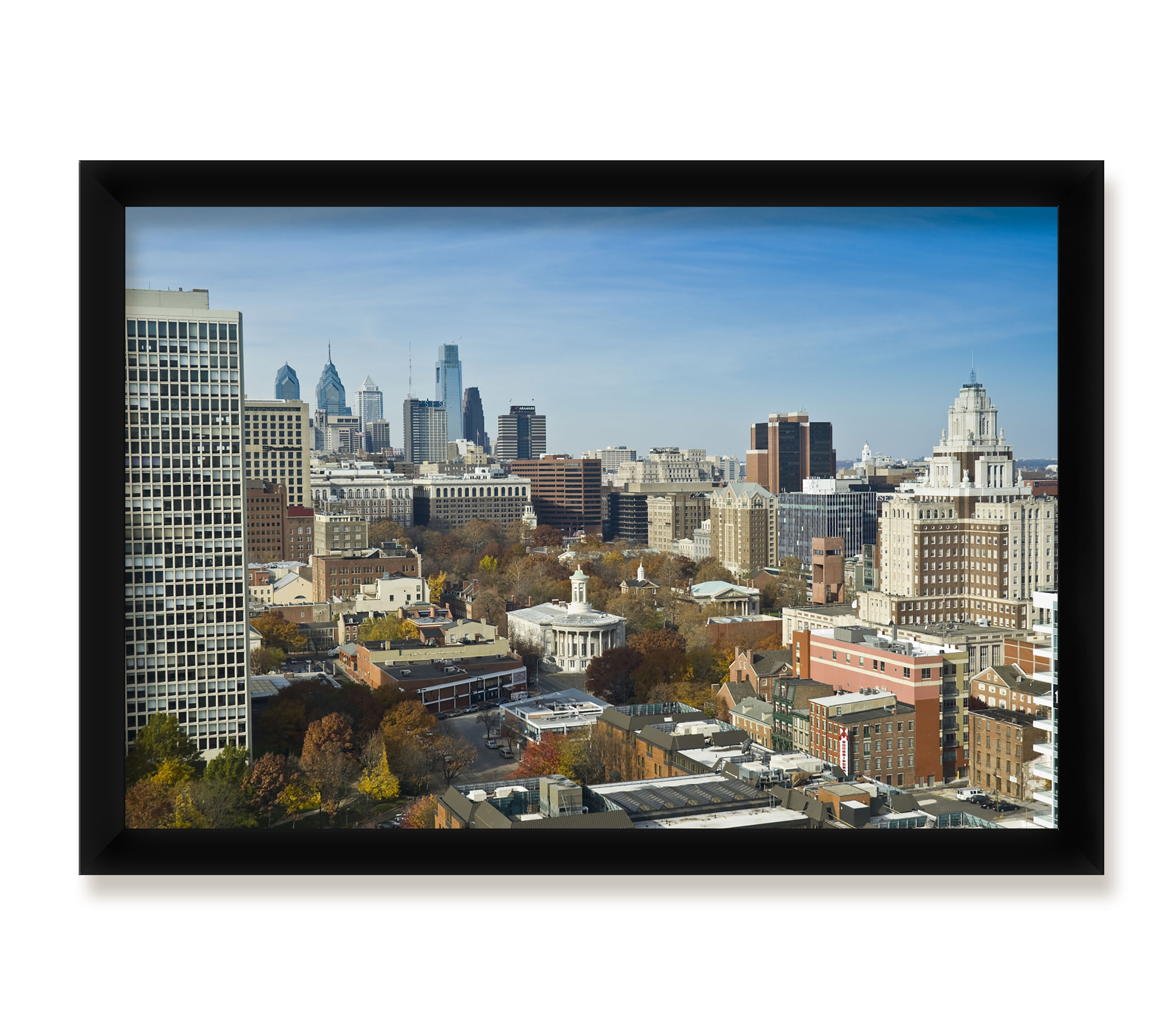 4 Framed Cityscape Posters Office Decor Collection eBay
