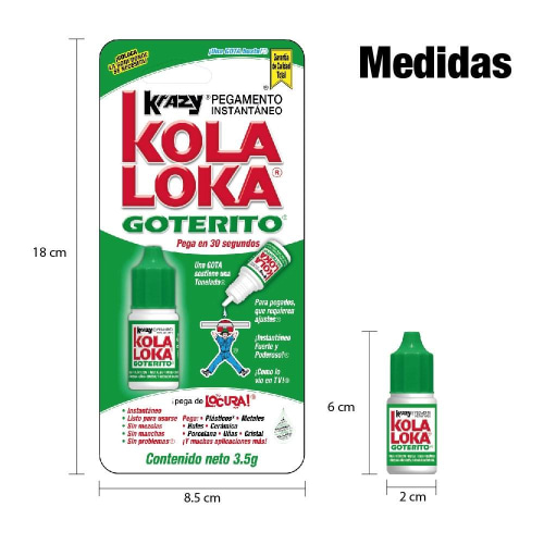 Pegamento Instantáneo Kola Loka Gotero 3.5 gramos – Dupapier