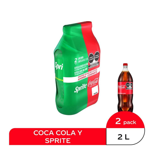 Sprite - Botellas de 2L (paquete de 2)