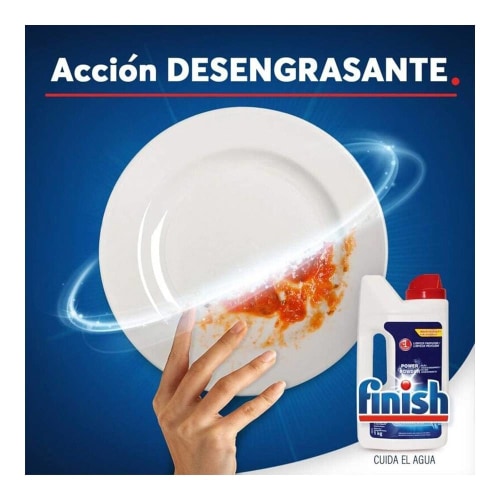 Finish® Detergente en Polvo para Lavavajillas Power Powder 1 kg