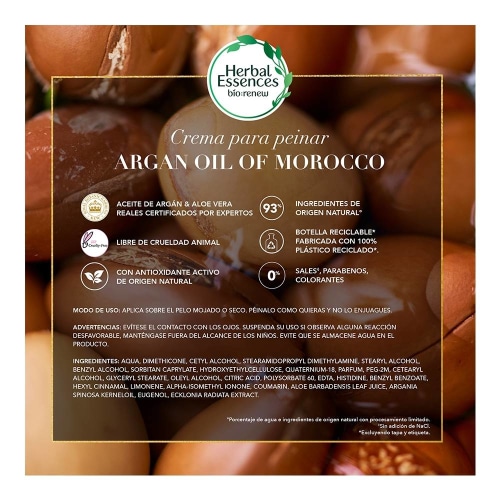 Comprar Crema Para Peinar Herbal Essences Bio Renew Argan Oil Of Morocco -  300Ml