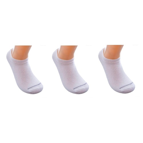 Tripack Calcetines Wilson Cortos Mujer Blanco/Rosado – AsesoraTennis