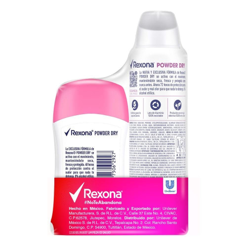 Antitranspirante Rexona Women Powder Dry en Stick para Mujer 45 g