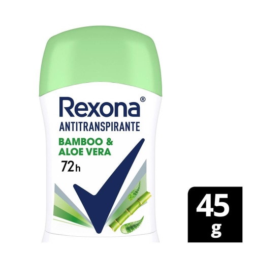 Desodorante Rexona Motionsense Bamboo Aloe Vera Mujer Barra 45g 