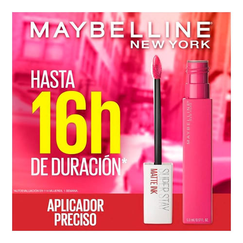 Comprar Labial Líquido Maybelline Superstay Matte Ink Pioneer - 5ml