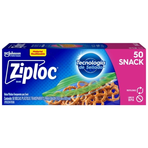 Bolsas Herméticas Ziploc Sandwich 50 pzas