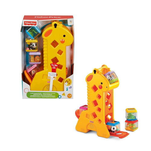 Juguete Para Bebés Fisher-price Peek-a-blocks Jirafa