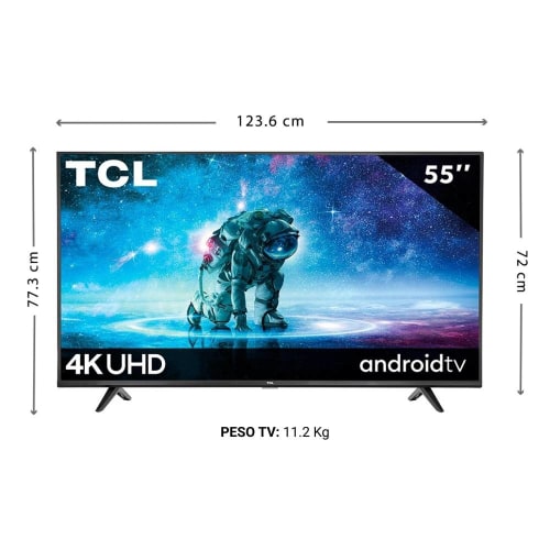 Smart TV 55 pulgadas TCL: 4K, Google Assistant y gran imagen