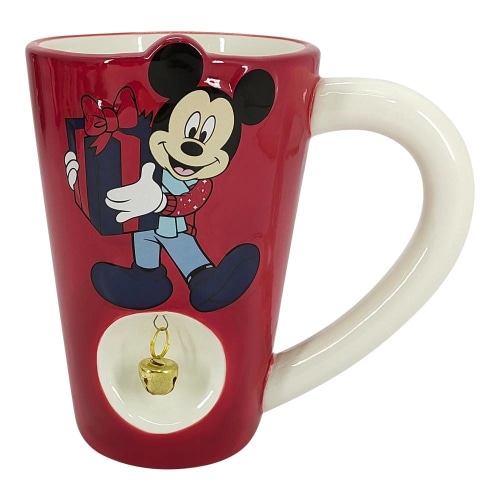 Taza Disney Cerámica Diseño Mickey Mouse Cascabel 500 ml Roja