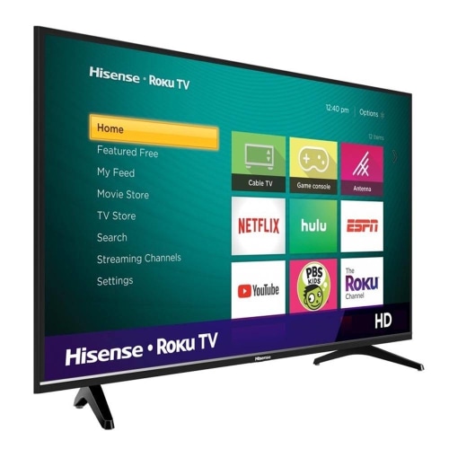 Pantalla Smart TV Hisense LED de 40 pulgadas Full HD / Con Roku TV