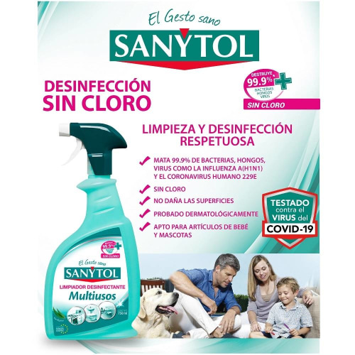 Limpiador desinfectante multiuso Sanytol 750ml