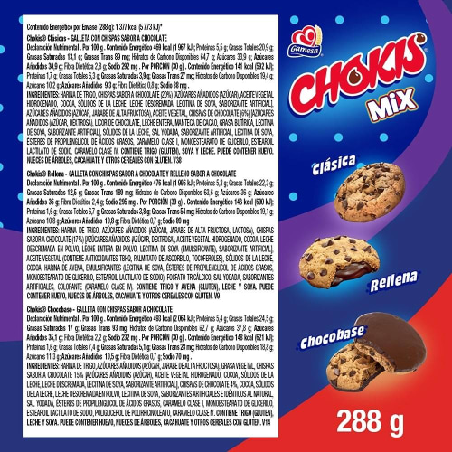 Galletas Chokis 228 Gr Caja Gamesa