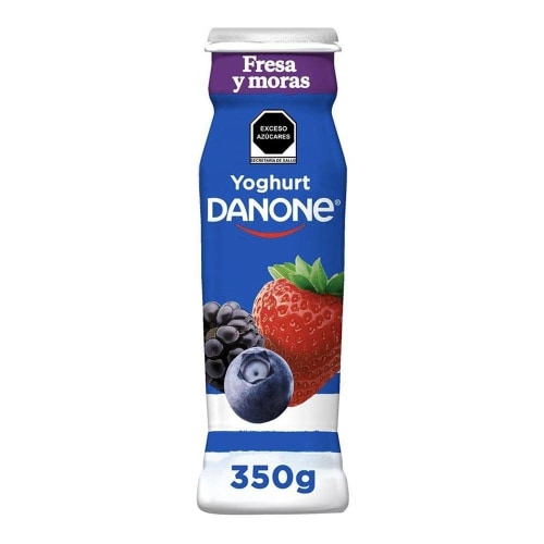 Yoghurt Danone sabor fresa y moras 350 g