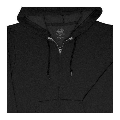 Sudadera Fruit of the Loom Talla EG con Capucha Negro