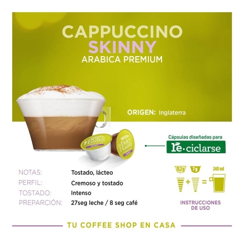 Cápsulas de café Nescafé Dolce Gusto espresso 16 pzas