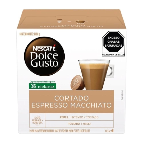 Cápsulas de café Nescafé Dolce Gusto espresso barista 16 pzas