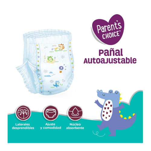 Pañales Parent's Choice talla 1 unisex 40 piezas